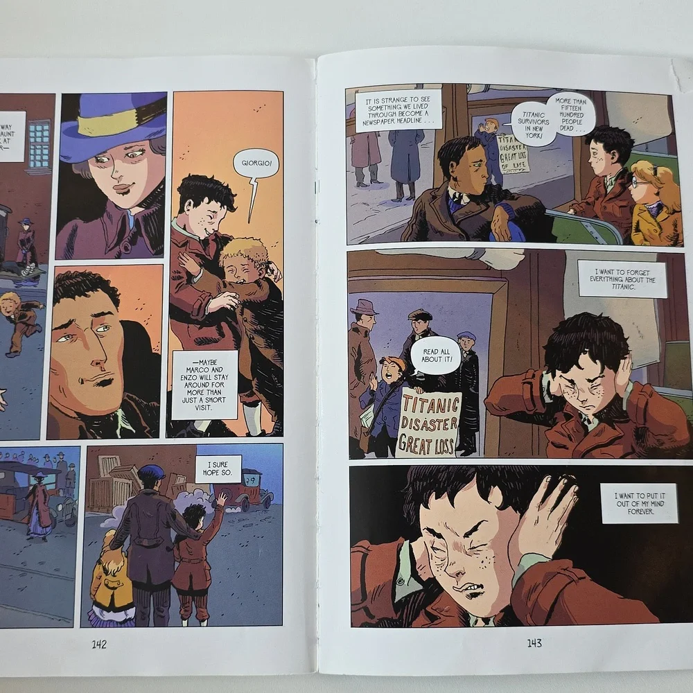 I Survived Graphic Novel Books - Great Chicago Fire, Titanic And Nazi Invasion